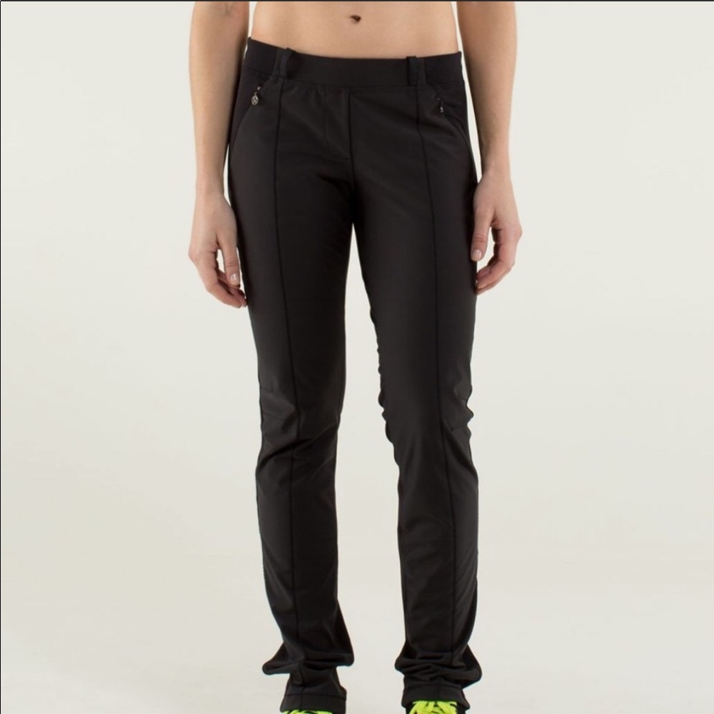 Lululemon Keep It Up Pant RARE 6 Black Softshell - Picture 7 of 13